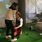 女子プロゴルファーの”原江里菜プロ”によるワンポイントレッスンが行われました！(名古屋松坂屋)